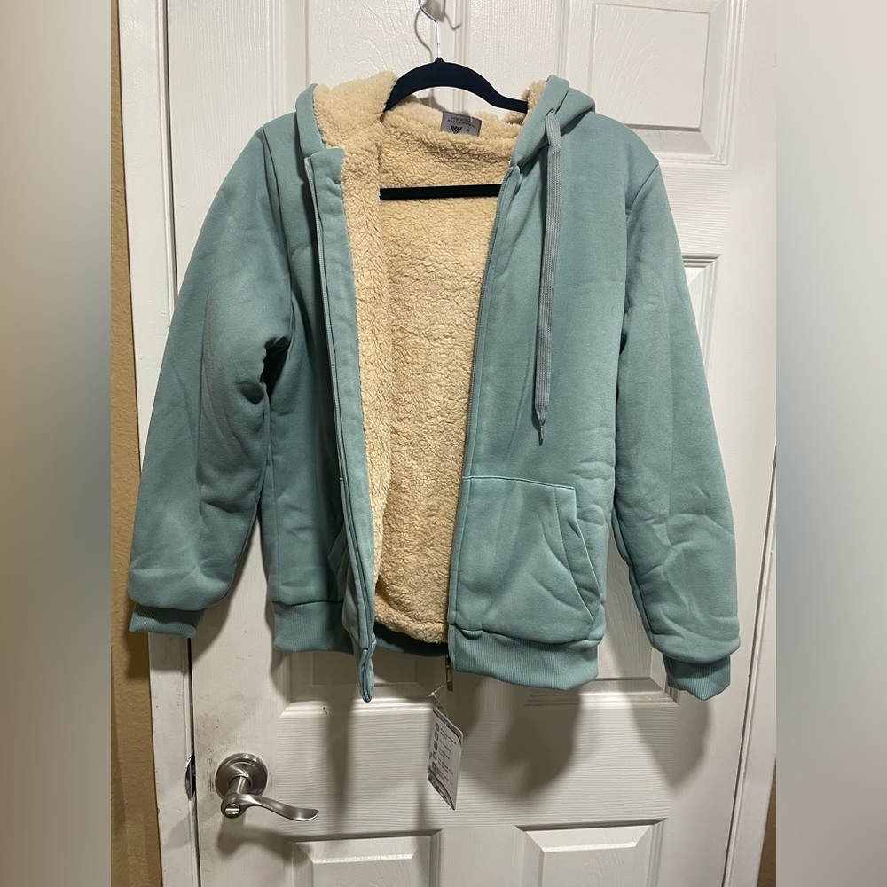 Warm, medium size women’s hoodie